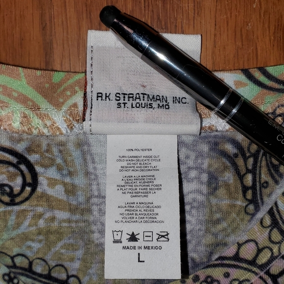 Harley Davidson Tie Die Print Tshirt with Jewels - Picture 6 of 11